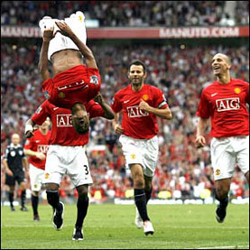 The first Nani to score at Old Trafford since Rooney took some of his elderly friends on a stadium tour (allegedly.....)